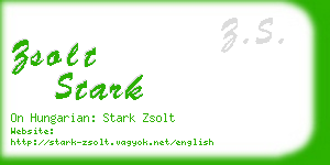 zsolt stark business card